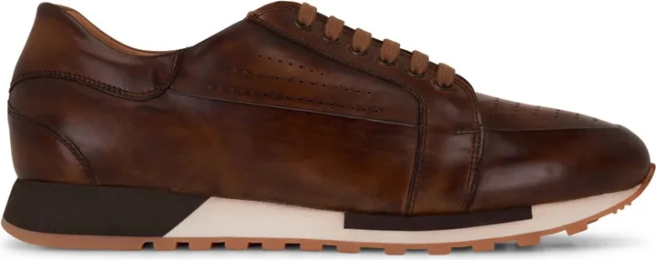 Vento lace-up leather sneakers