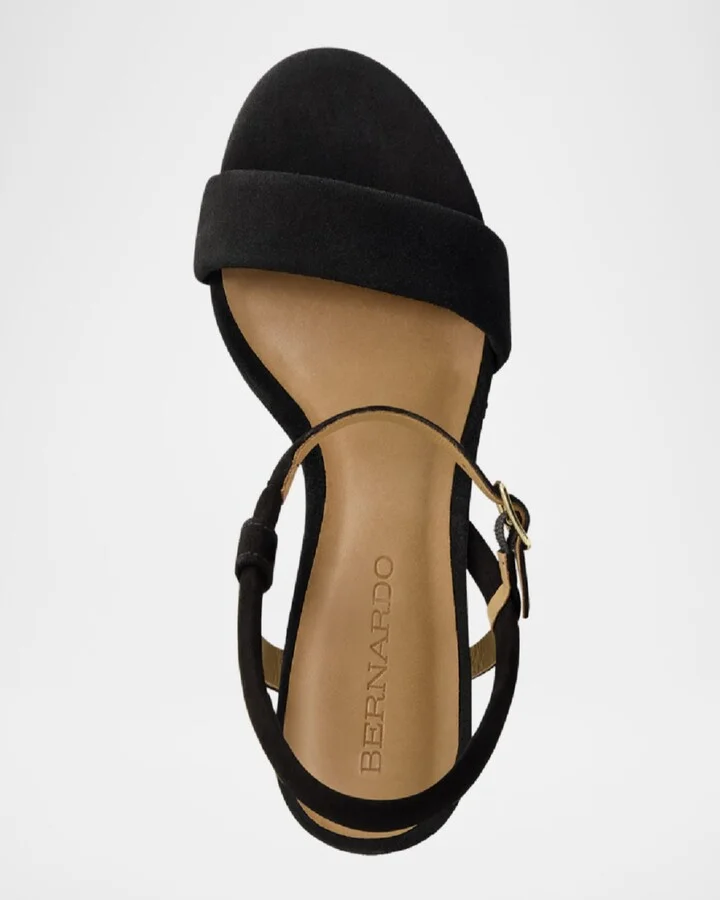 Ventura Suede Platform Heel Sandals - Image 3