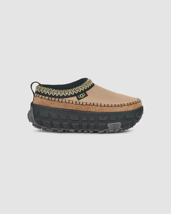 Venture Daze 1155650 Clogs Men's Sand Black Suede Slip-On Casual Shoes