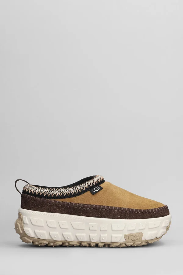 Venture Daze Slipper-mule In Leather Color Suede