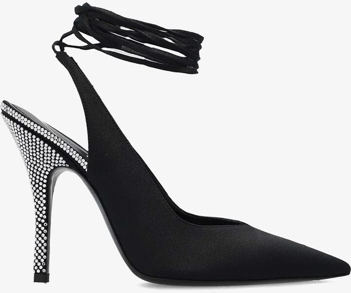 Venus 105 Crystal-Embellished Pumps