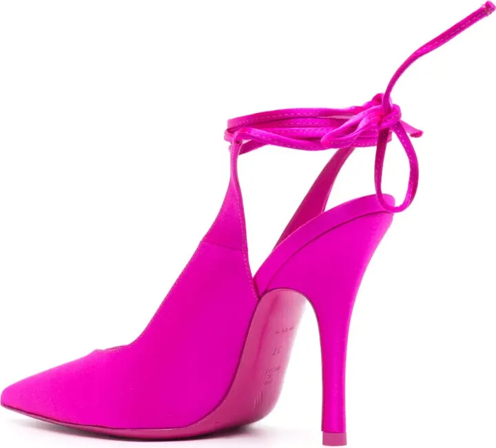 Venus 105mm satin slingback pumps - Image 3