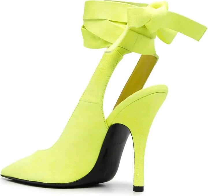Venus 110mm tie-ankle pumps - Image 3