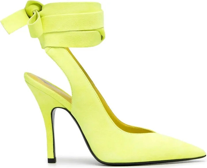 Venus 110mm tie-ankle pumps