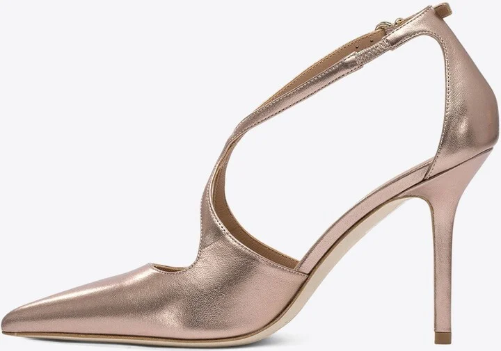Venus 95 Metallic Leather Pumps - Image 2
