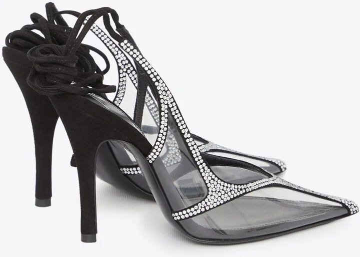 Venus Chrome 105 PVC Pumps - Image 2
