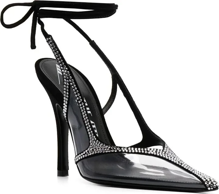 Venus Chrome Slingback Pumps - Image 2