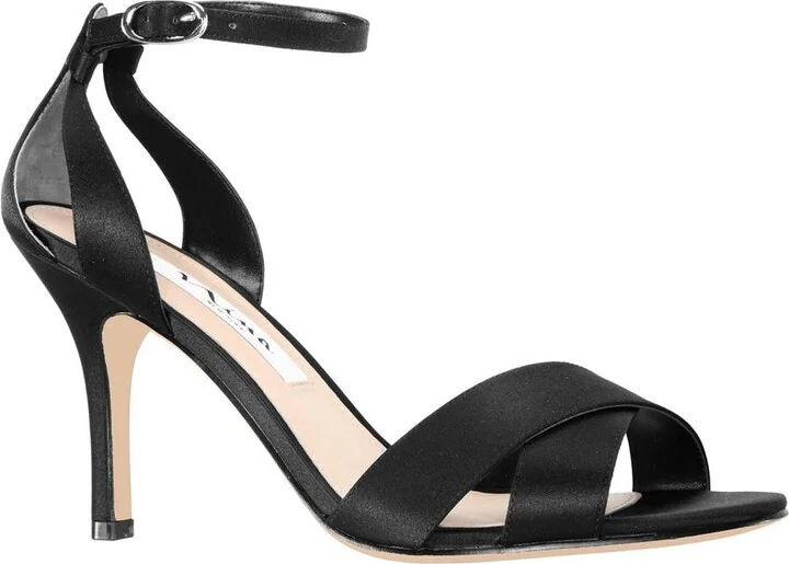 Venus Womens Ankle Strap Open Toe Heel Sandals