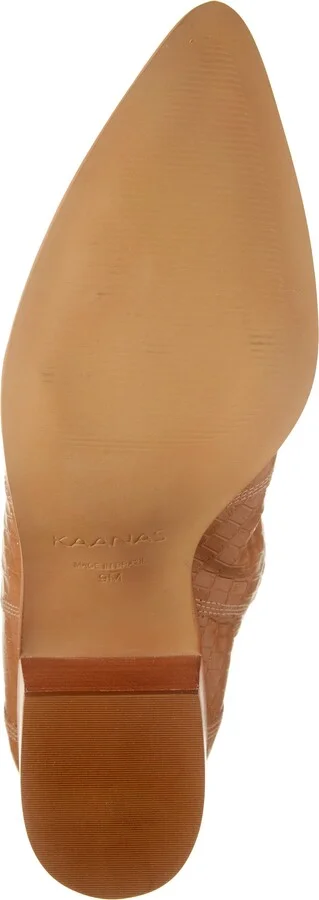 Ver Croc Embossed Pointed Toe Western Boot - Image 6