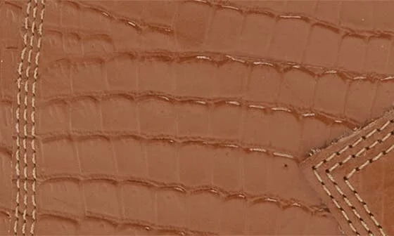 Ver Croc Embossed Pointed Toe Western Boot - Image 7