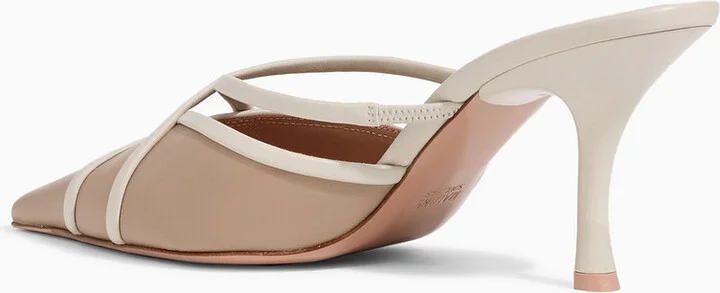 Vera 70 two-tone leather mules - Image 3