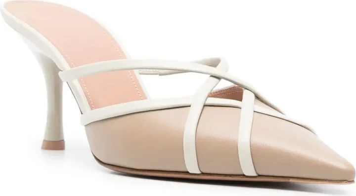 Vera 70mm two-tone mules - Image 2