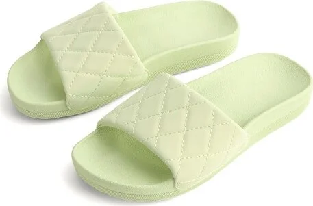 Vera Bradley Women's Outlet Printed Essential Slides Seafoam Green