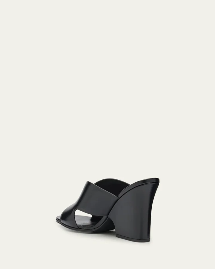 Vera Leather Slide Sandals - Image 11