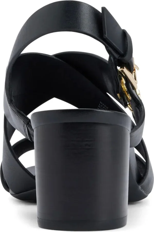 Vera logo-plaque leather sandals - Image 3
