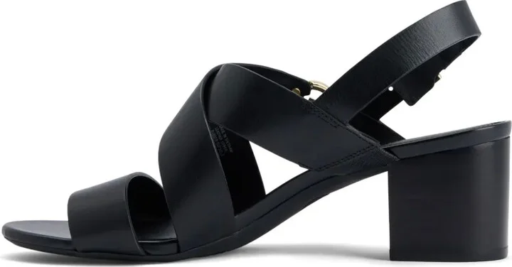 Vera logo-plaque leather sandals - Image 4