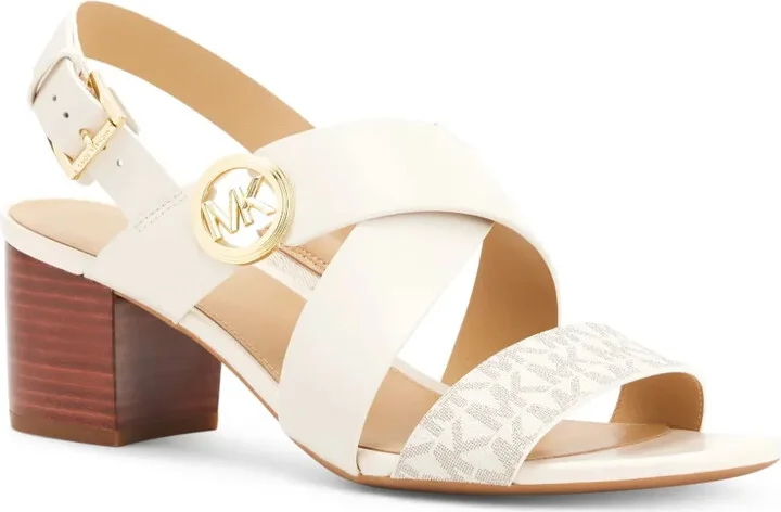 Vera logo-plaque leather sandals - Image 2