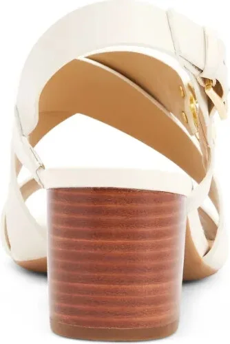 Vera logo-plaque leather sandals - Image 3