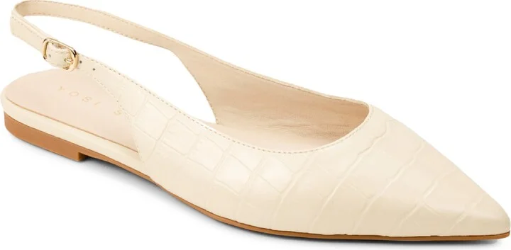 Vera Pointed Toe Slingback Flat