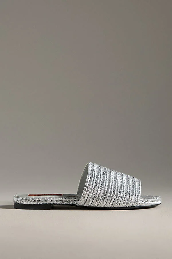 Verano Espadrille Slide Sandals