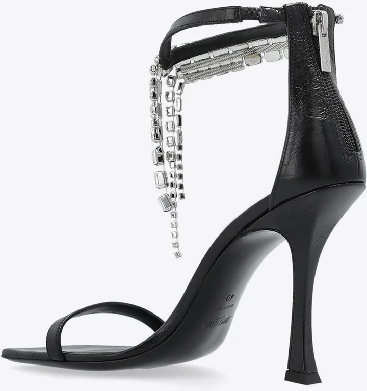 Verity 100 Crystal Embellished Sandals - Image 2