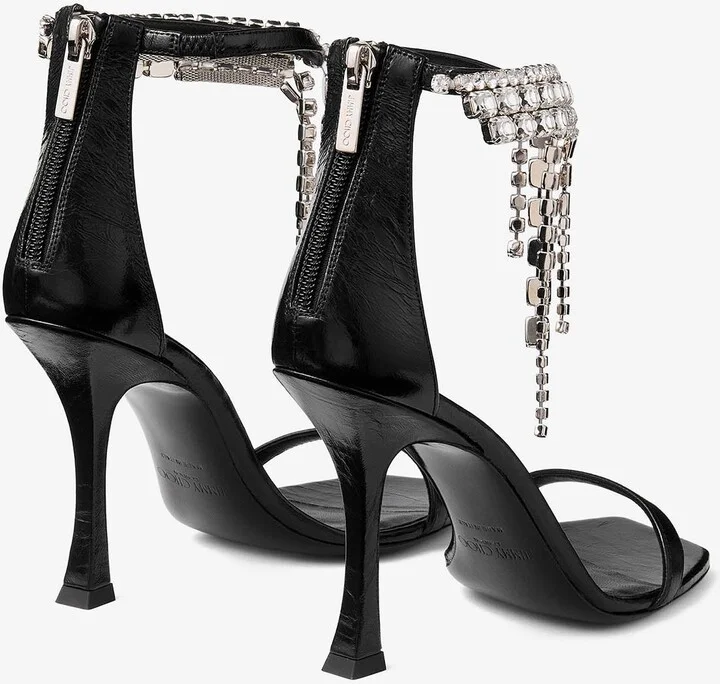 Verity 100 Crystal-Embellished Sandals - Image 2