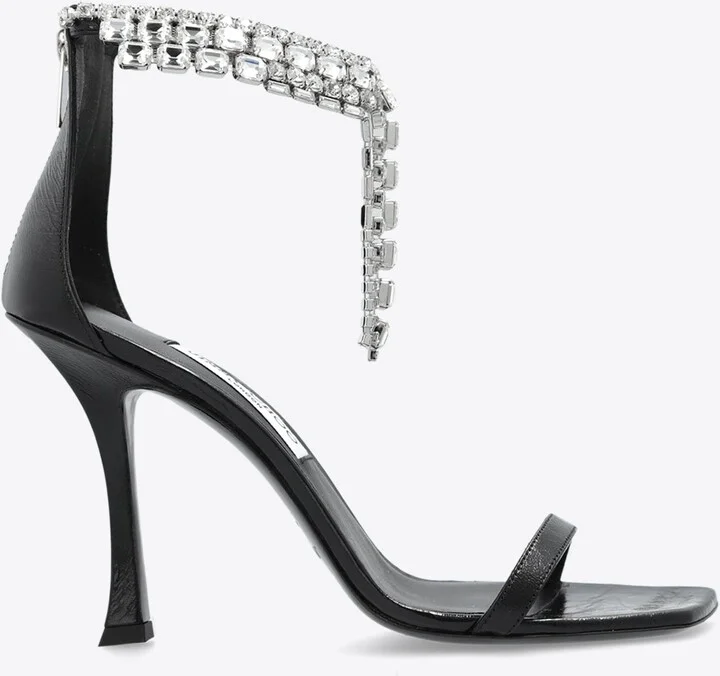 Verity 100 Crystal Embellished Sandals