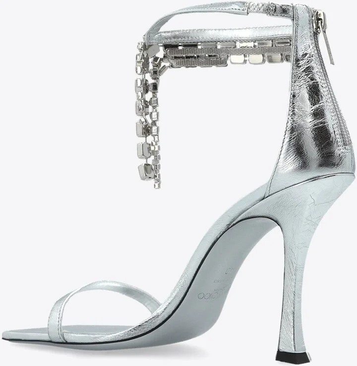 Verity 100 Crystal-Embellishment Sandals - Image 2