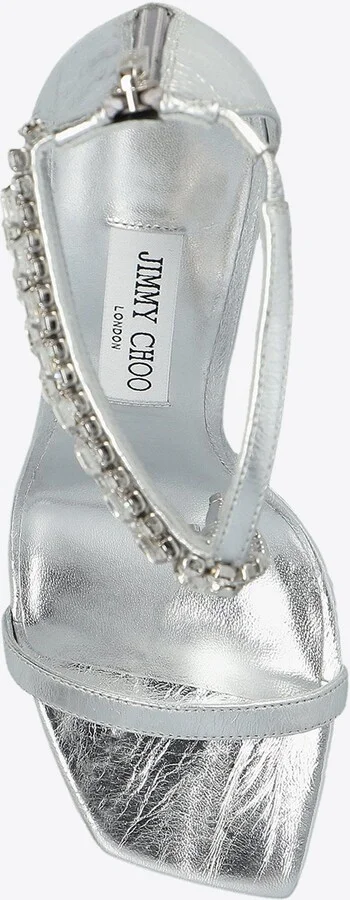 Verity 100 Crystal-Embellishment Sandals - Image 3