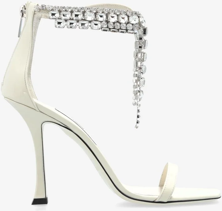 Verity 100 Patent Leather Crystal Sandals