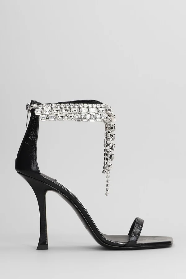Verity 100 Sandals In Black Leather