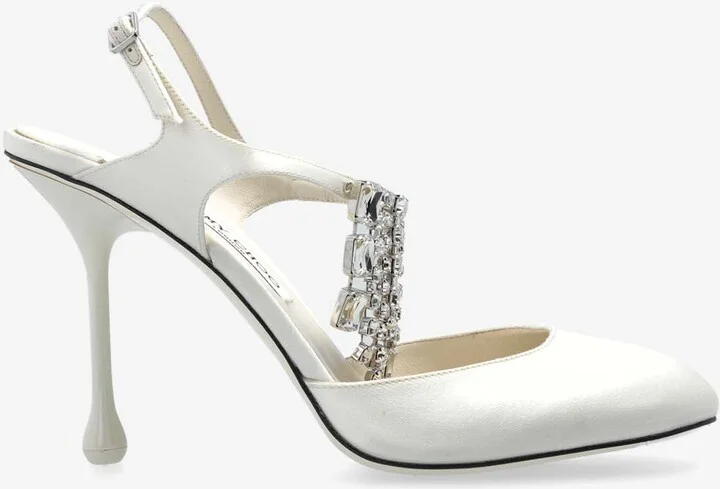 Verity 95 Satin Slingback Pumps