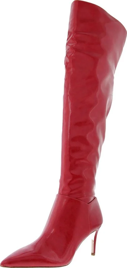 Verity Womens Solid Manmade Over-The-Knee Boots