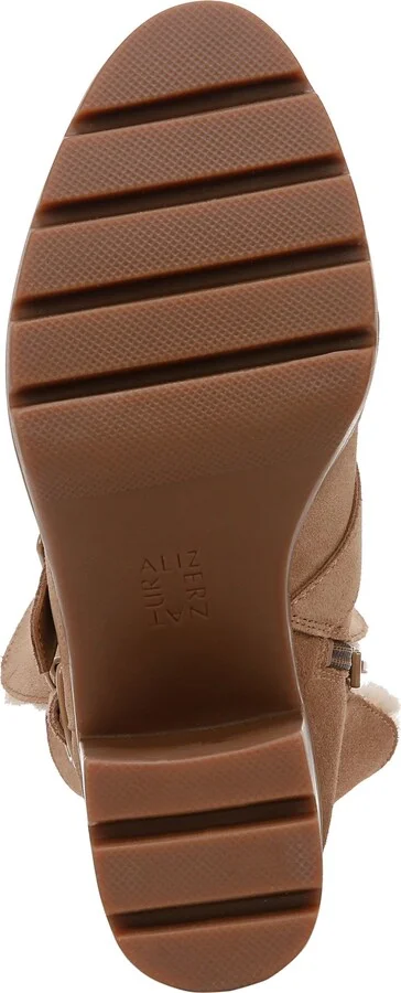 Verney Water Repellent Faux Fur Lined Platform Moto Bootie - Image 6