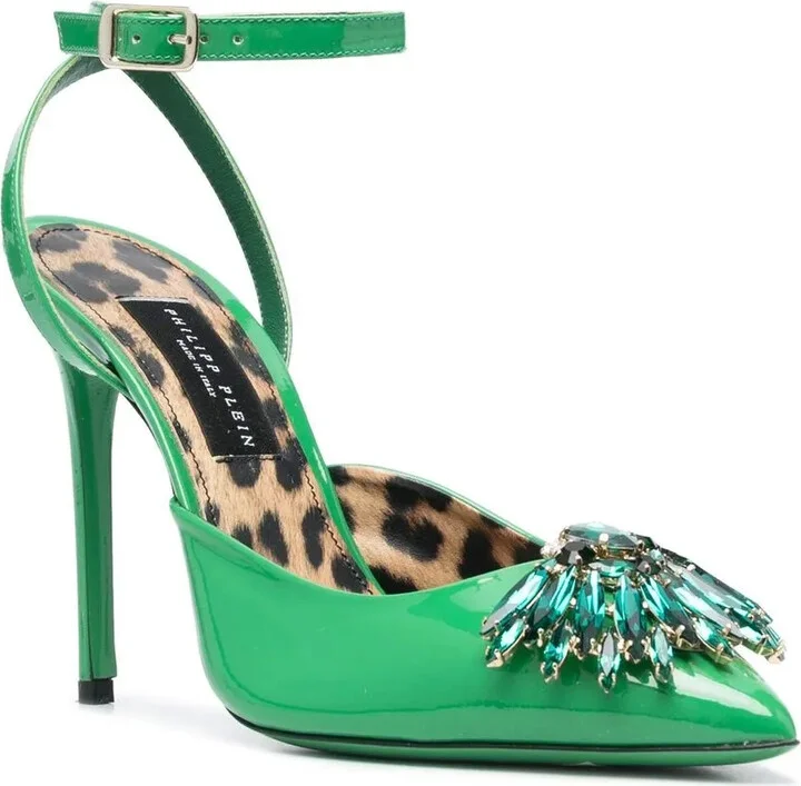 Vernice 110mm Crystal-Embellished Pumps - Image 2