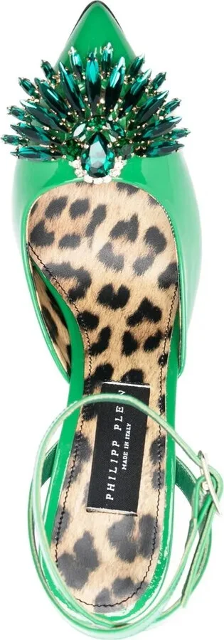 Vernice 110mm Crystal-Embellished Pumps - Image 4