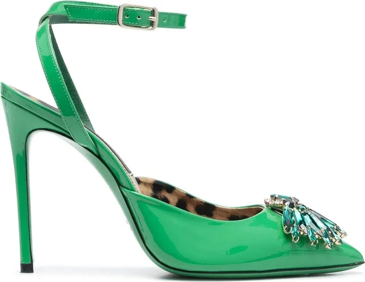 Vernice 110mm Crystal-Embellished Pumps