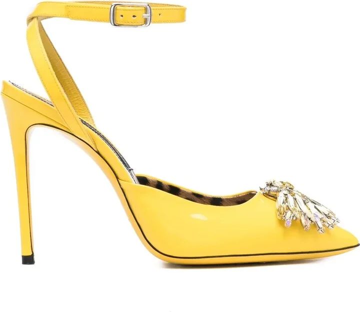 Vernice 110mm Crystal-Embellished Pumps