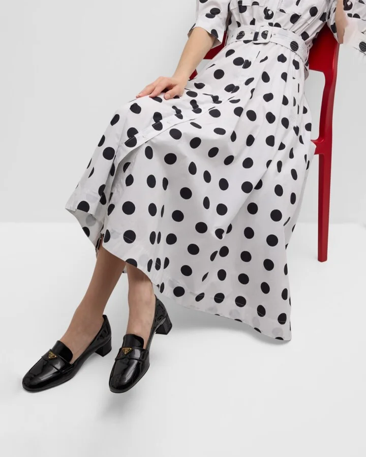 Vernice Patent Loafer Pumps - Image 4