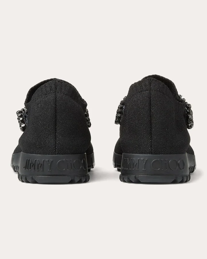 Verona Crystal-Embellished Knit Sneaker - Image 5