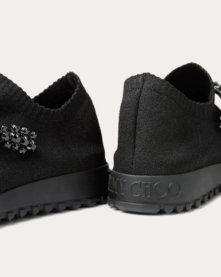 Verona Crystal-Embellished Knit Sneaker - Image 6