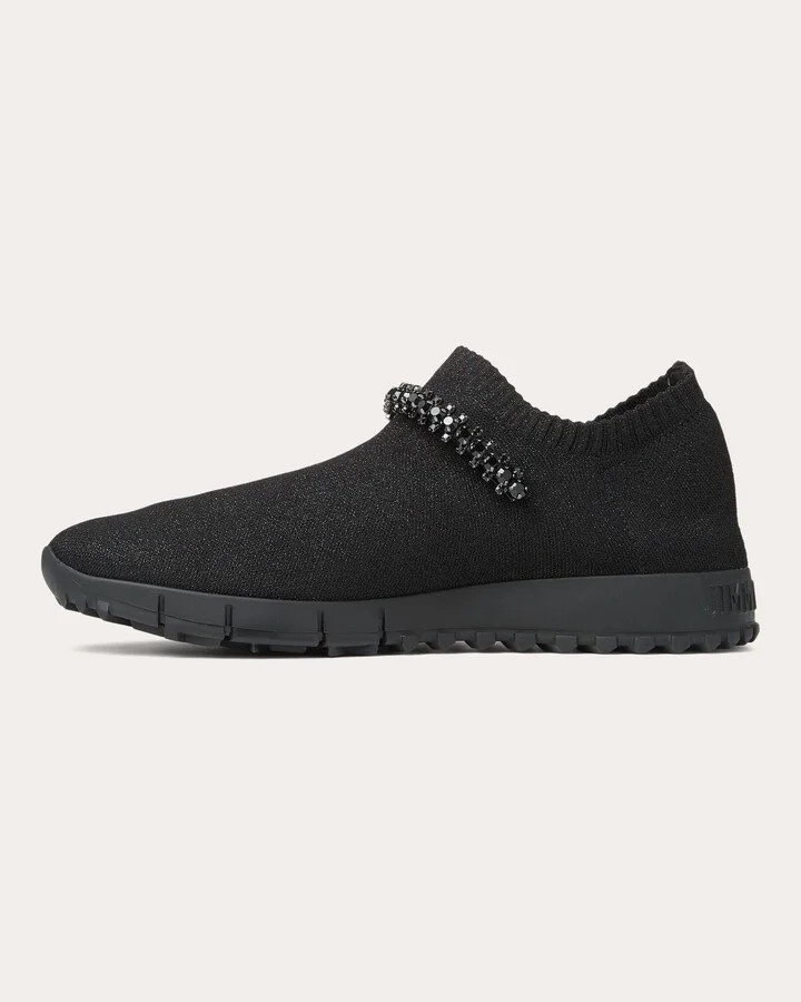 Verona Crystal-Embellished Knit Sneaker - Image 8