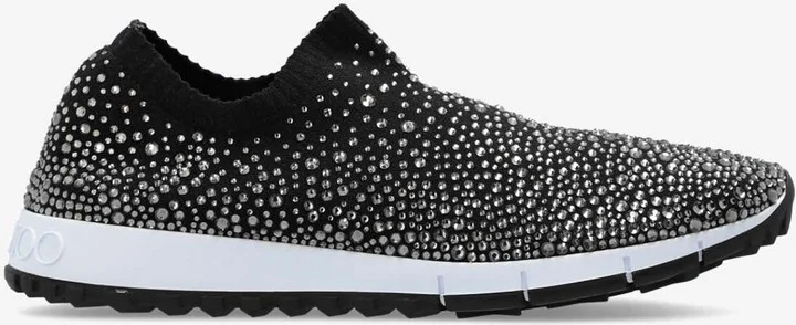 Verona Crystal Embellished Slip-On Sneakers