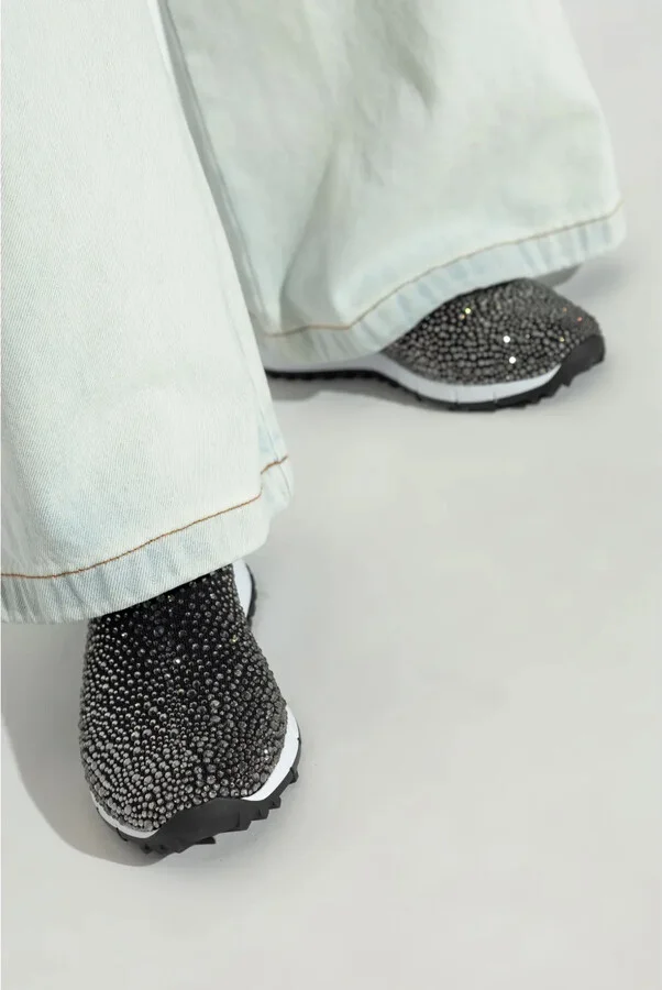 Verona crystal-embellished sneakers - Image 2