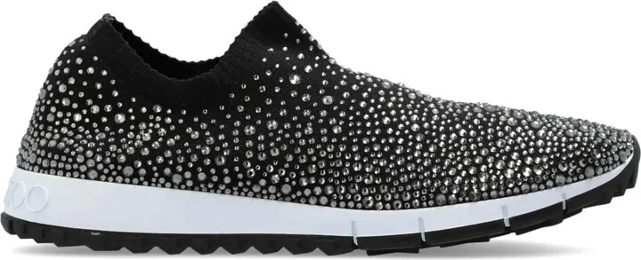 Verona crystal-embellished sneakers