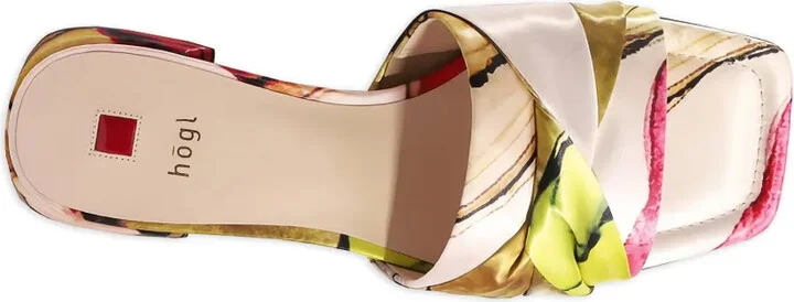 Verona floral-print twisted sandals - Image 3
