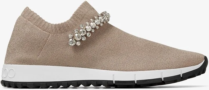 Verona Knit Sneakers with Crystal-Embellishment