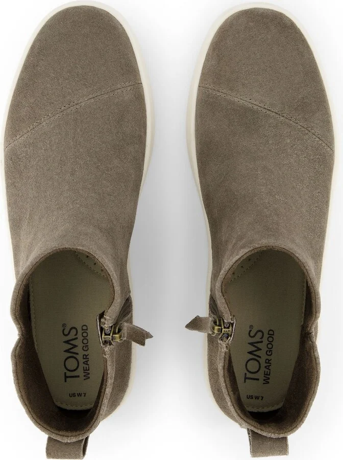Verona Mid Olive Suede Sneaker - Image 4