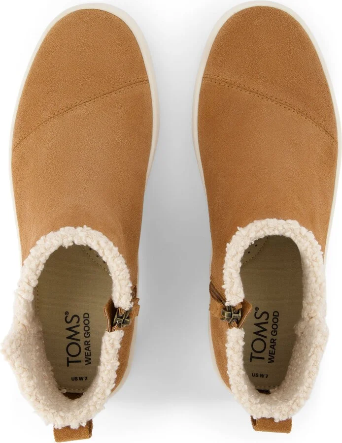 Verona Mid Suede Faux Shearling Sneaker - Image 6