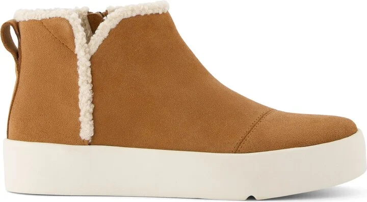 Verona Mid Suede Faux Shearling Sneaker